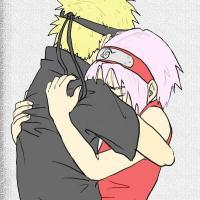 Seeking comfort in each other, NaruSaku 